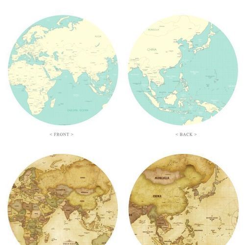 World Map Handy Fan - Image 6