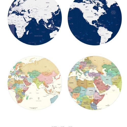 World Map Handy Fan - Image 7