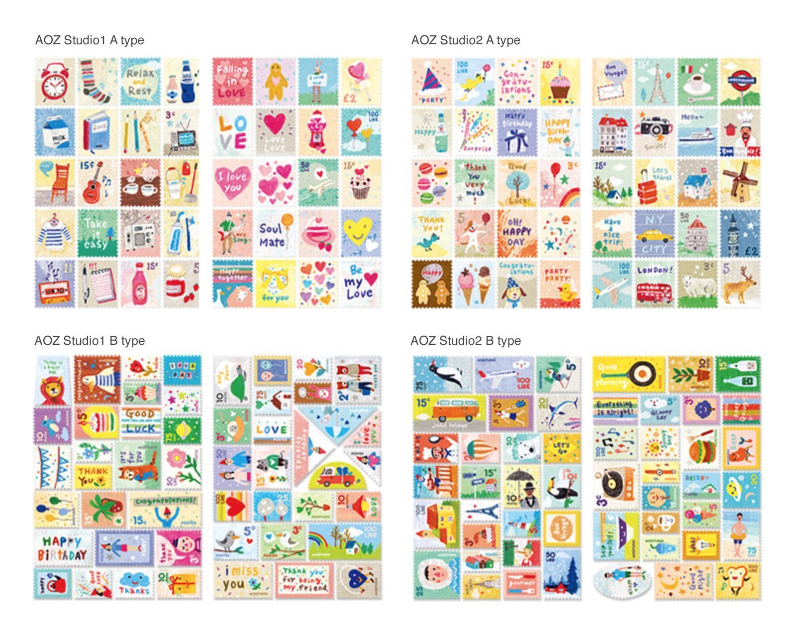 Fairy Tale Stamp Sticker Set