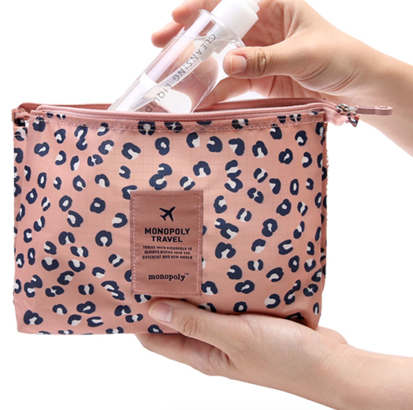 Large Monopoly Travel Mesh Pouch