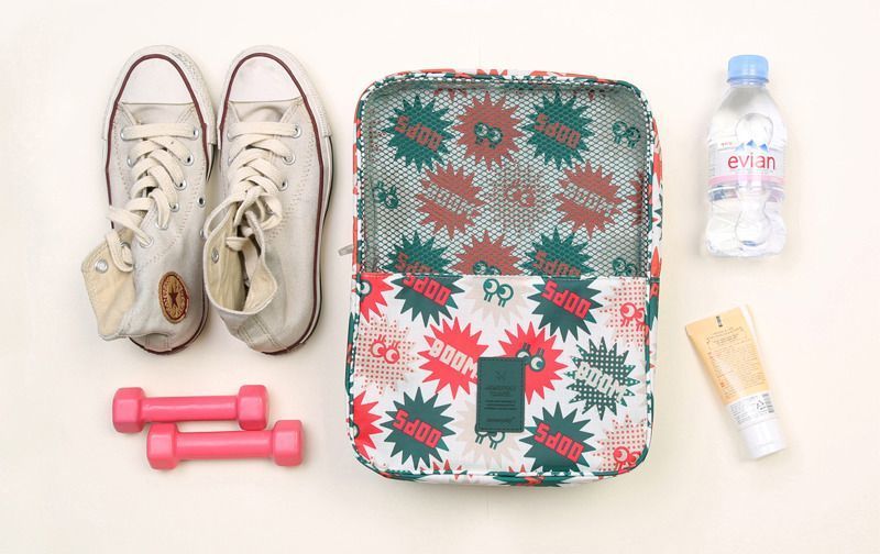 Monopoly Pattern Shoe Pouch v2