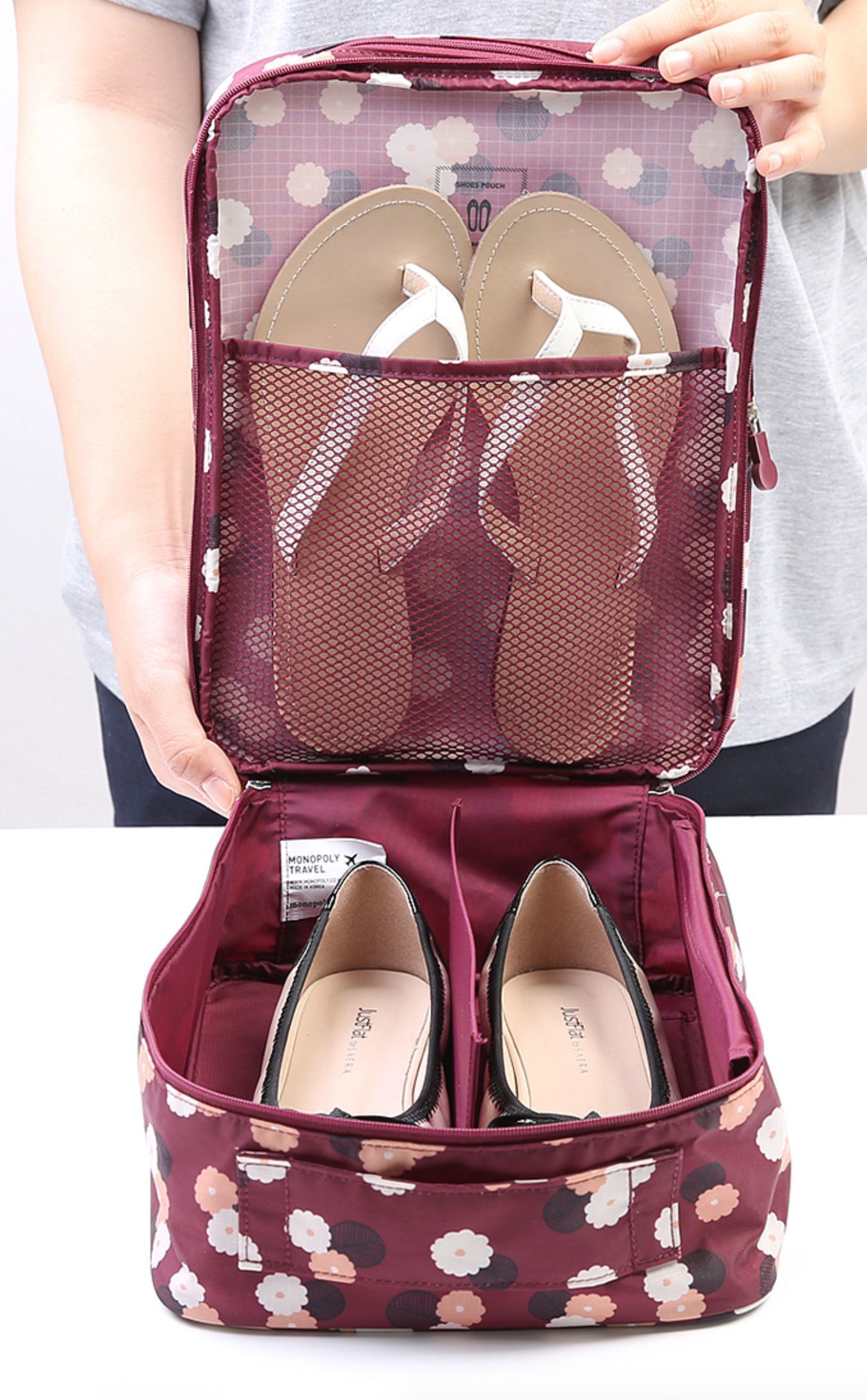 Monopoly Pattern Shoe Pouch v2