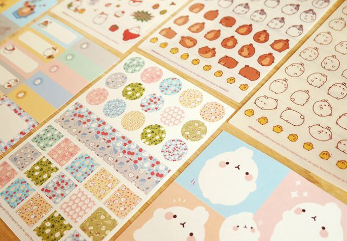 Molang Deco Sticker Set
