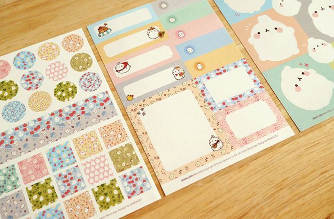 Molang Deco Sticker Set