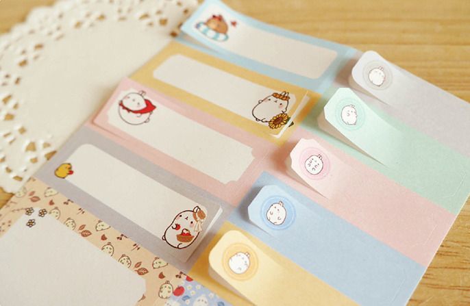 Molang Deco Sticker Set