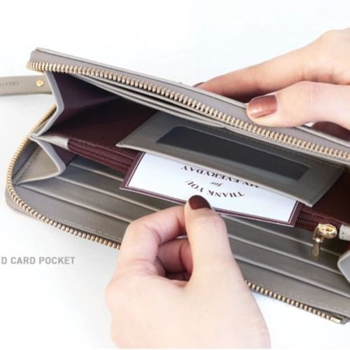 threetimes ♥ Marshmallow fold wallet/追跡付 threetimes ♥ Marshmallow fold wallet/追跡付 (threetimes