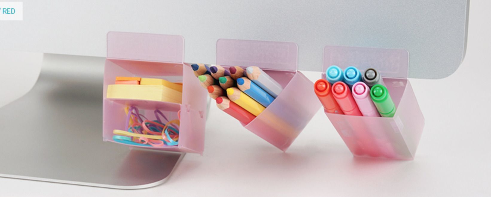 Attachable Square Pen Holder