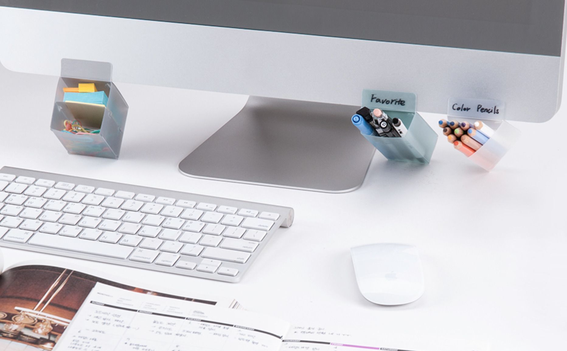 Attachable Square Pen Holder