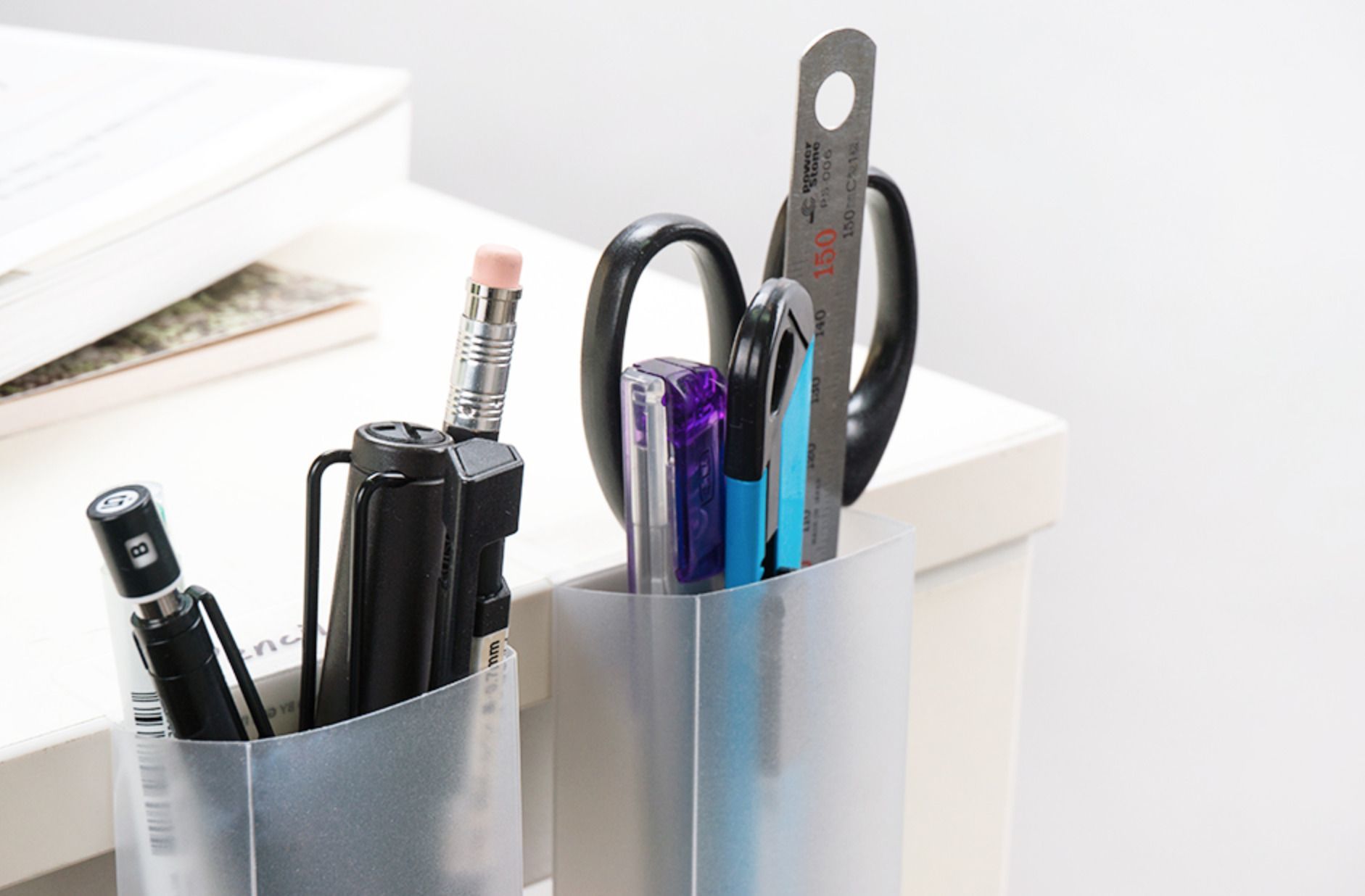 Attachable Square Pen Holder