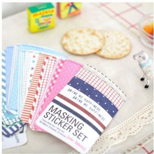 Fabric Masking Sticker Set