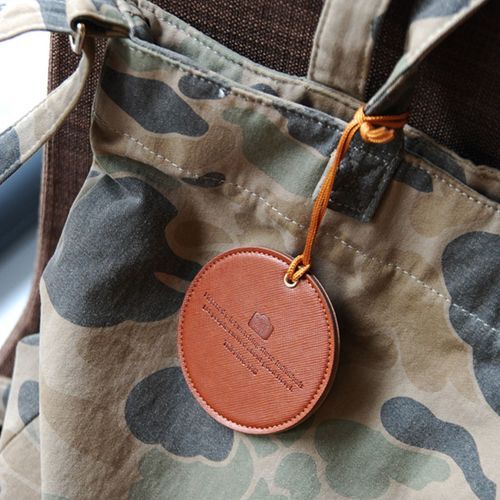 MochiThings: Round Leather Luggage Tag v2