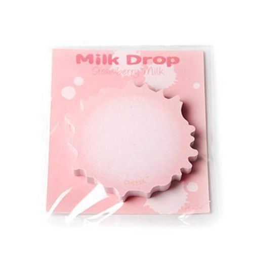 Strawberry Milk Drop Sticky Note - Image 1