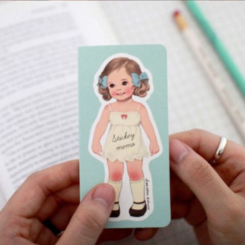 Paper Doll Sticky Note Set - Image 6