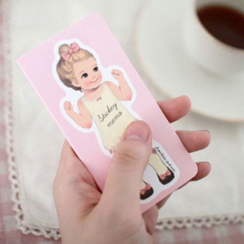 MochiThings: Paper Doll Sticky Note Set