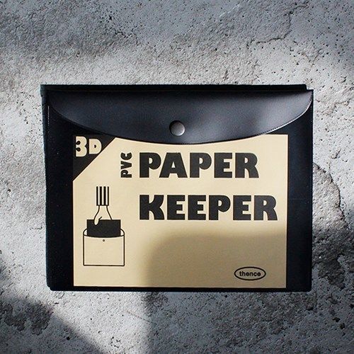 MochiThings Black PVC Paper Keeper