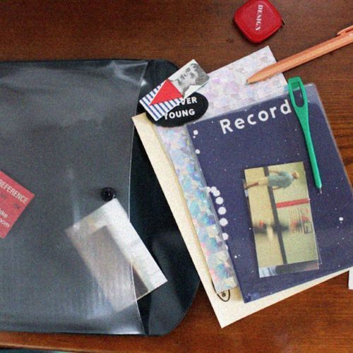 Black PVC Paper Keeper - Image 2