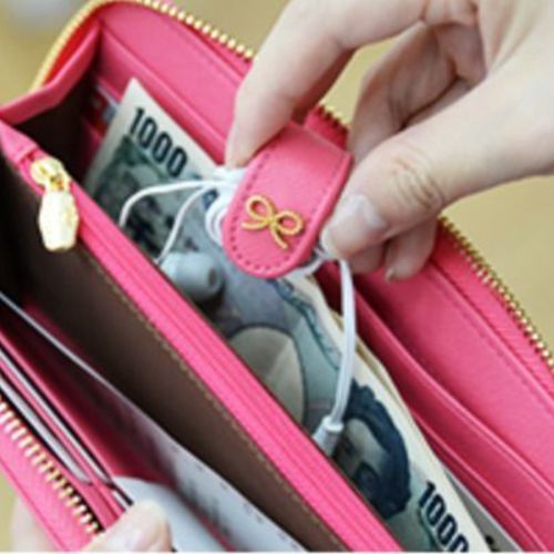 Gold Ribbon Long Zipper Wallet - Image 22