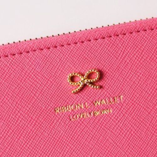 Gold Ribbon Long Zipper Wallet - Image 17