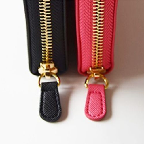 Gold Ribbon Long Zipper Wallet - Image 15