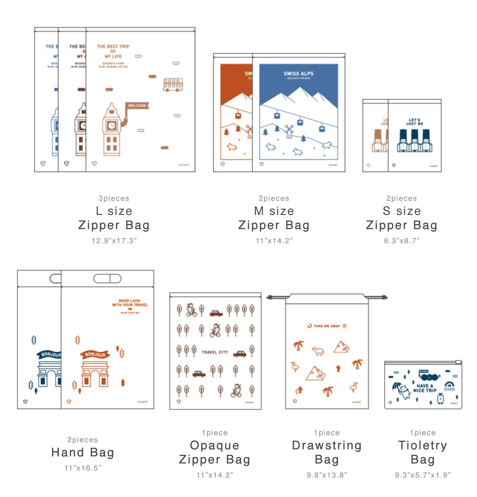 Lolly Travel Bag Set