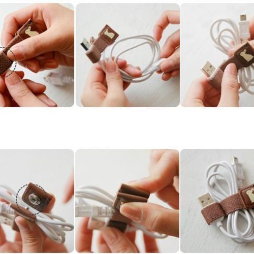 Brown Cable Winder Set