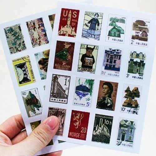MochiThings: Europe Stamp Sticker Set