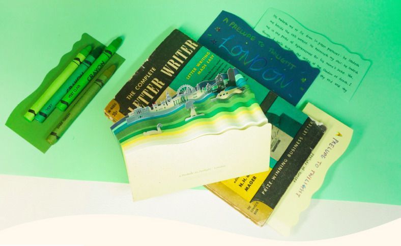 MochiThings: London Bookmark & Notepad Set