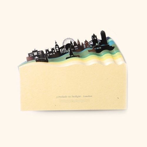 London Bookmark & Notepad Set