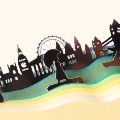 London Bookmark & Notepad Set