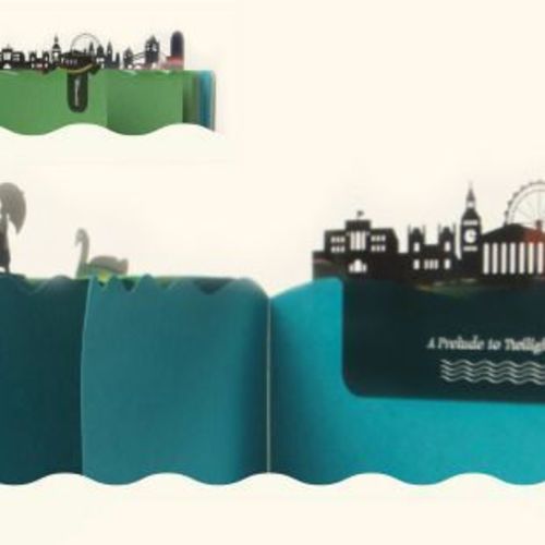 London Bookmark & Notepad Set