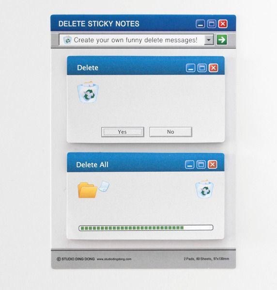 MochiThings Delete Sticky Note Set