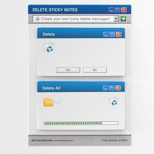 MochiThings Delete Sticky Note Set