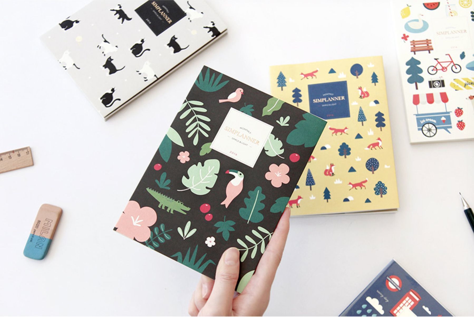 2016 Small Pattern Monthly Planner