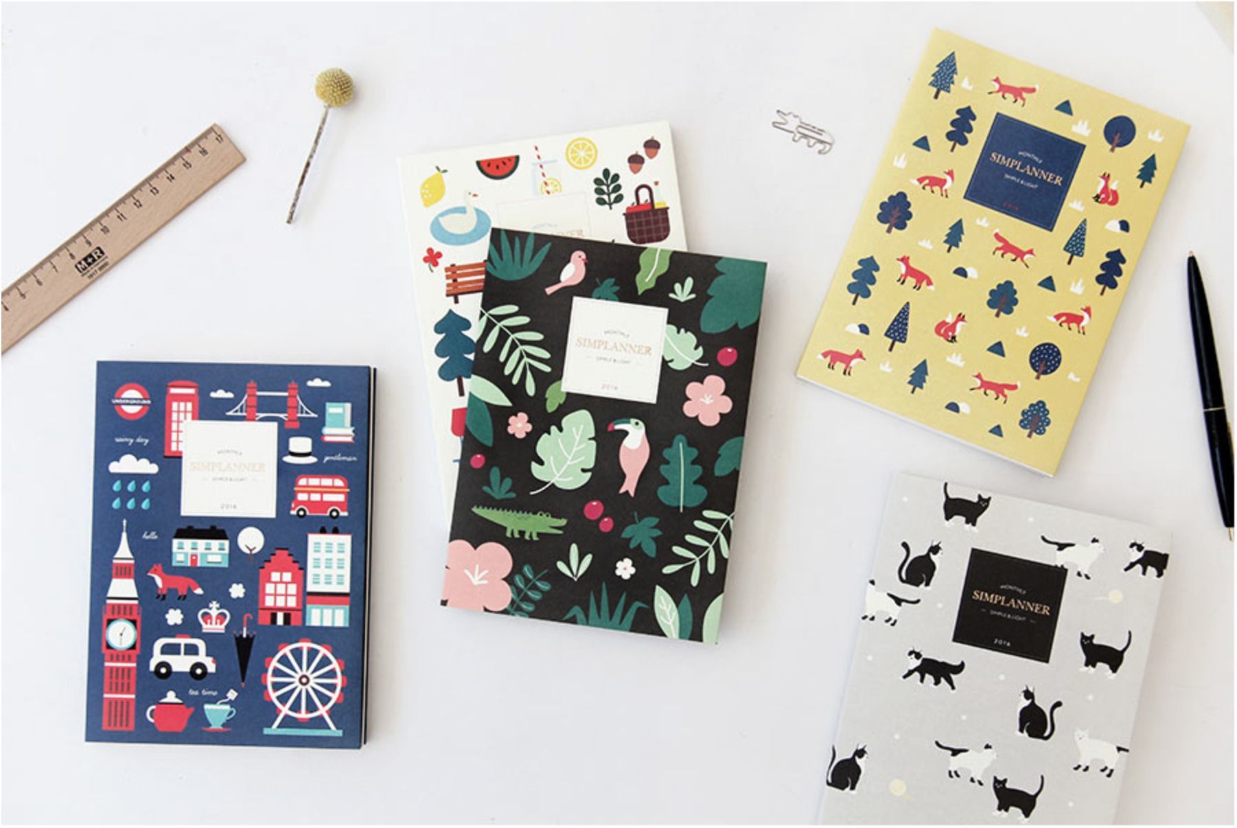 2016 Small Pattern Monthly Planner