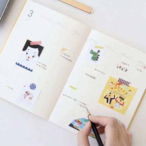 2016 Small Pattern Monthly Planner - Image 10