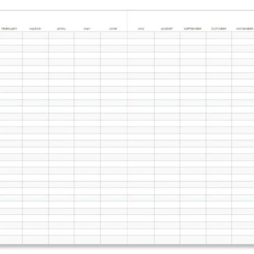 2016 Small Pattern Monthly Planner - Image 13