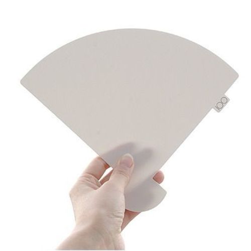 Simple White Handy Fan - Image 1