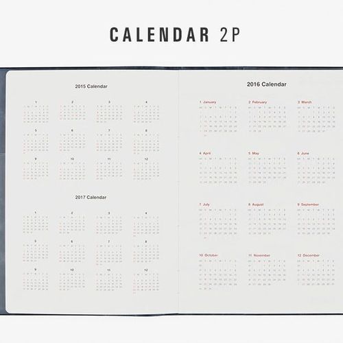 2016 Table Talk A5 Weekly Planner