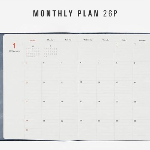 2016 Table Talk A5 Weekly Planner