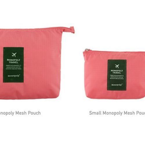 Large Monopoly Mesh Pouch