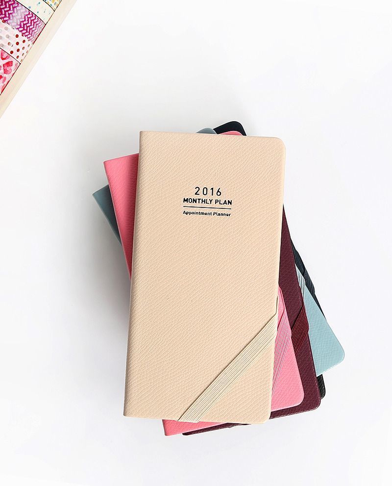 2016 Small Monthly Appointment Planner