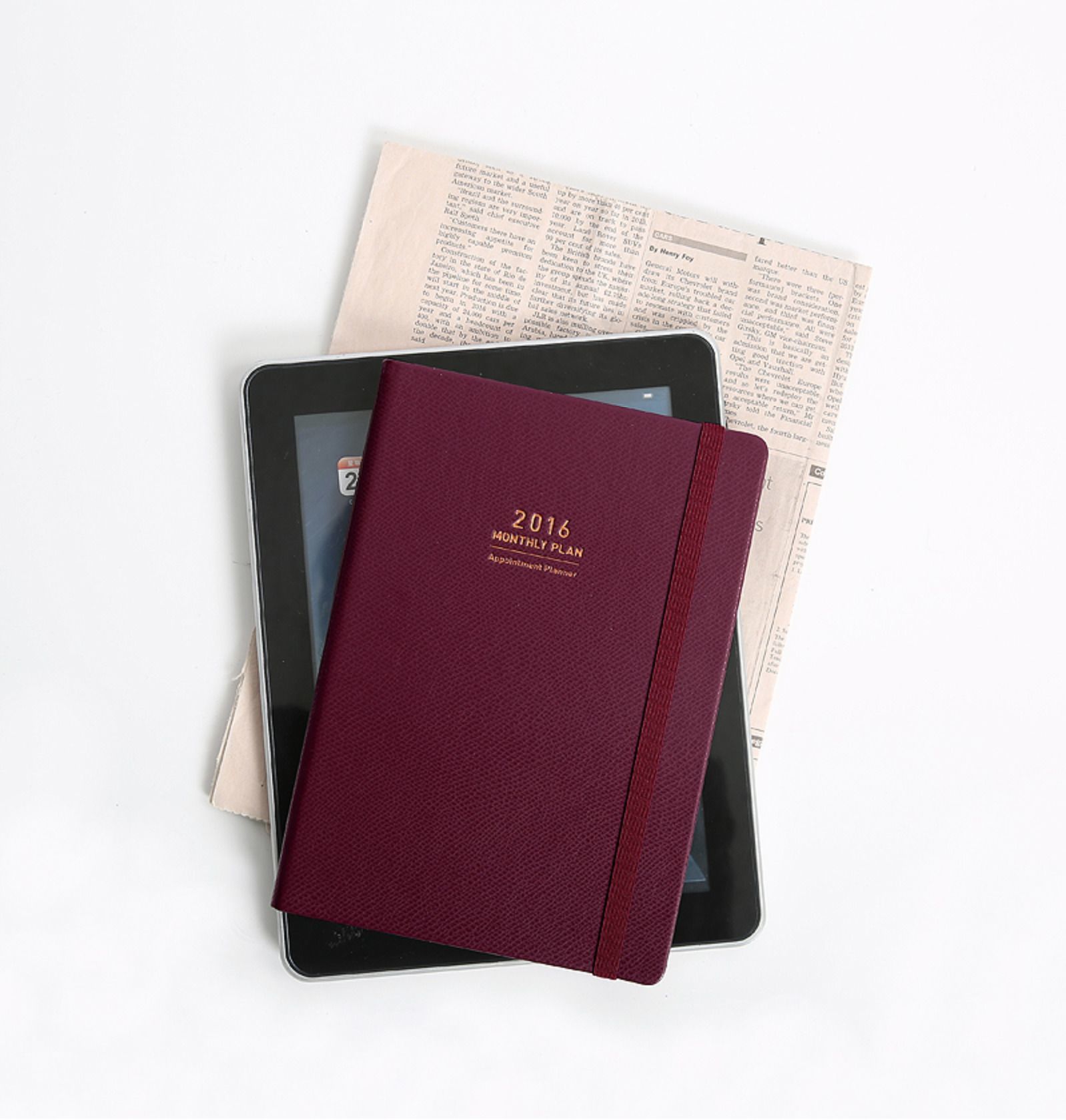 2016 Large Monthly Appointment Planner