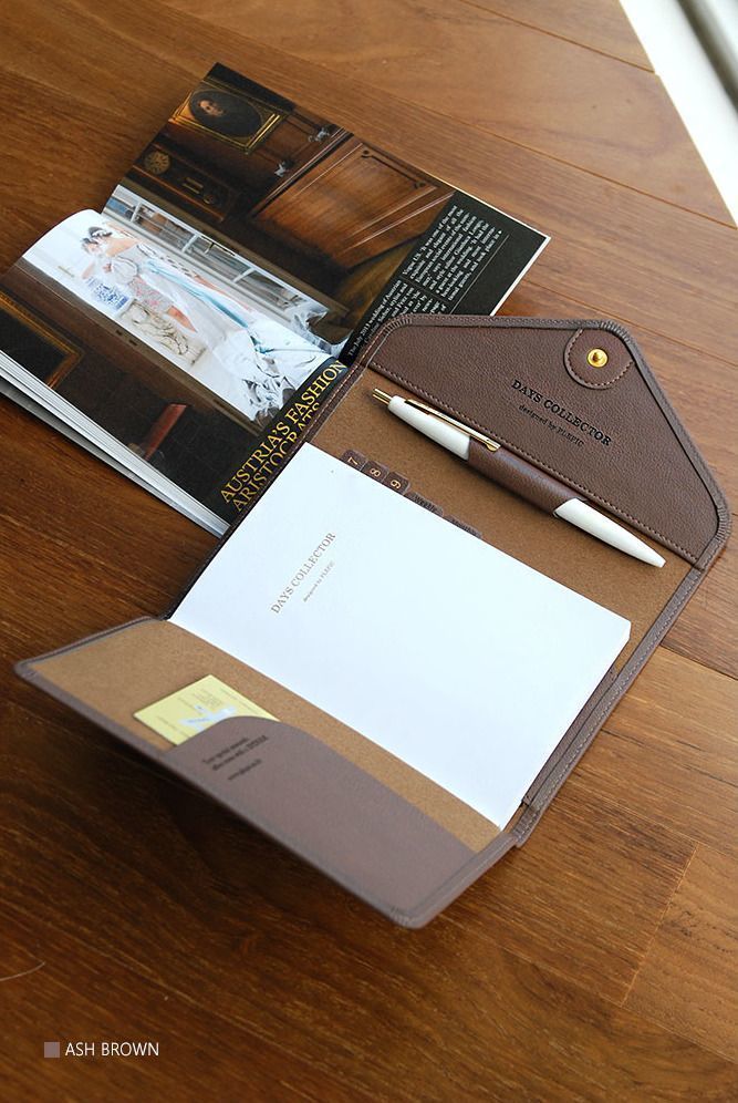 Leather Diary Wallet v1