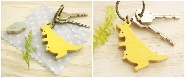 Kangaroo Key Ring