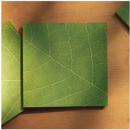 Green Leaf Sticky Note - Image 1