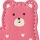 Mellow Earphone Organizer, Pink Bear
