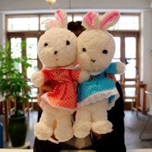 Couple Rabbit Pen Case