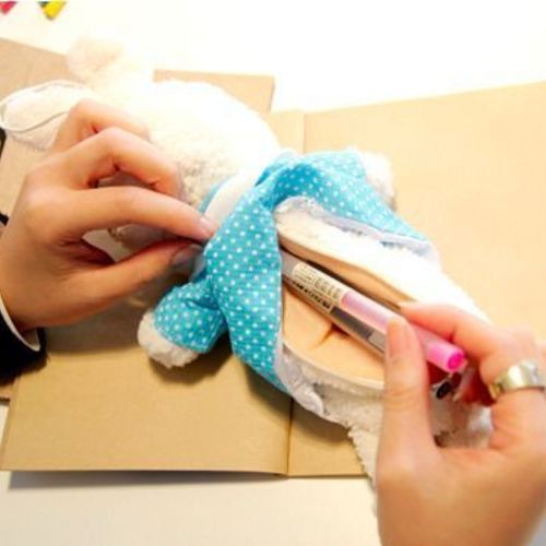 Couple Rabbit Pen Case