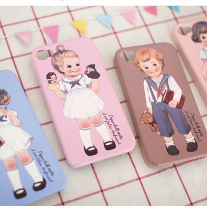 Paper Doll iPhone 4/4S Case v2