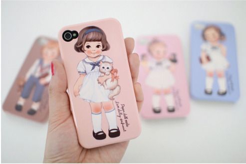 Paper Doll iPhone 4/4S Case v2